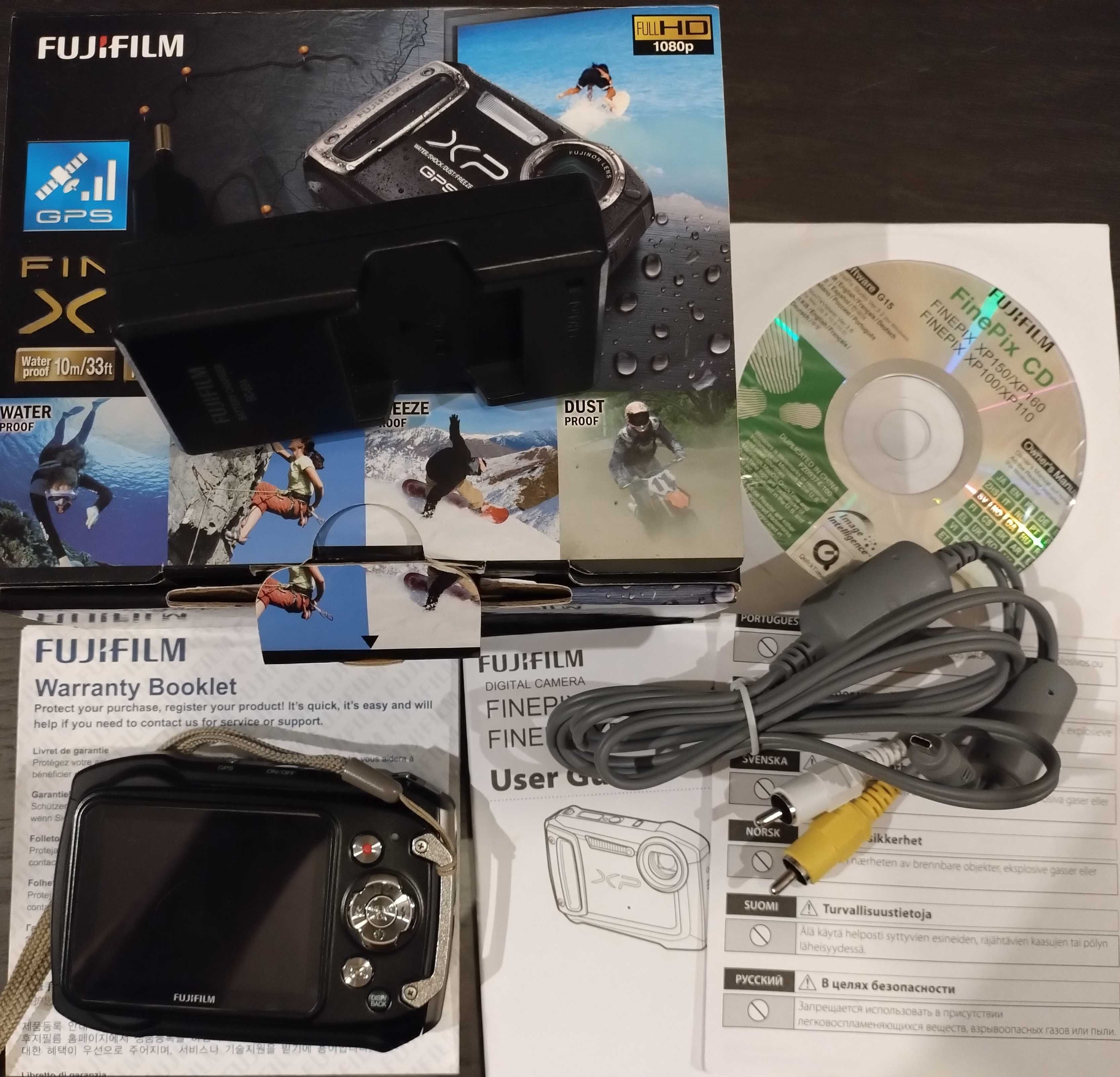 Fujifilm FinePix XP150 WODOODPORNY dobry stan, rarytas