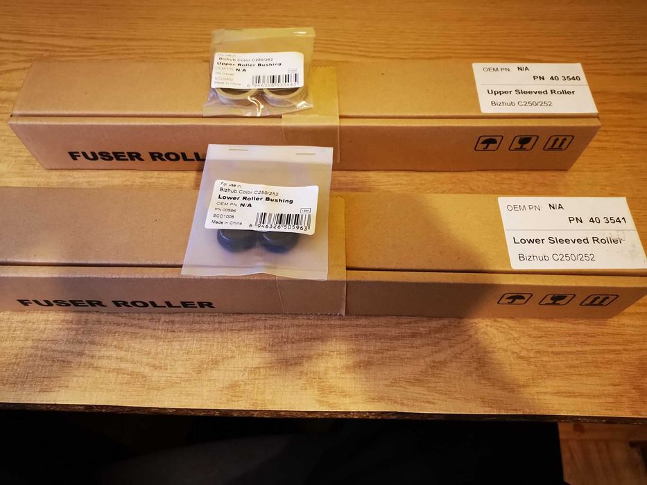 Bizhub C250/252 Zestaw grzewczy Zespołu Utrwalającego - Grzałka GÓRA