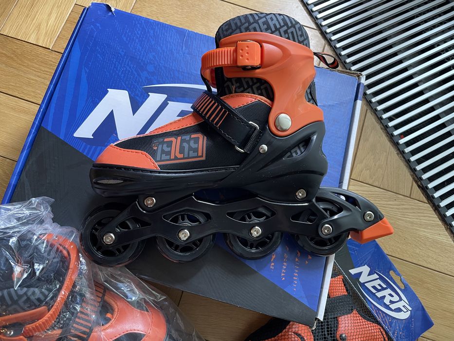 Rolki Nerf i ochraniacze