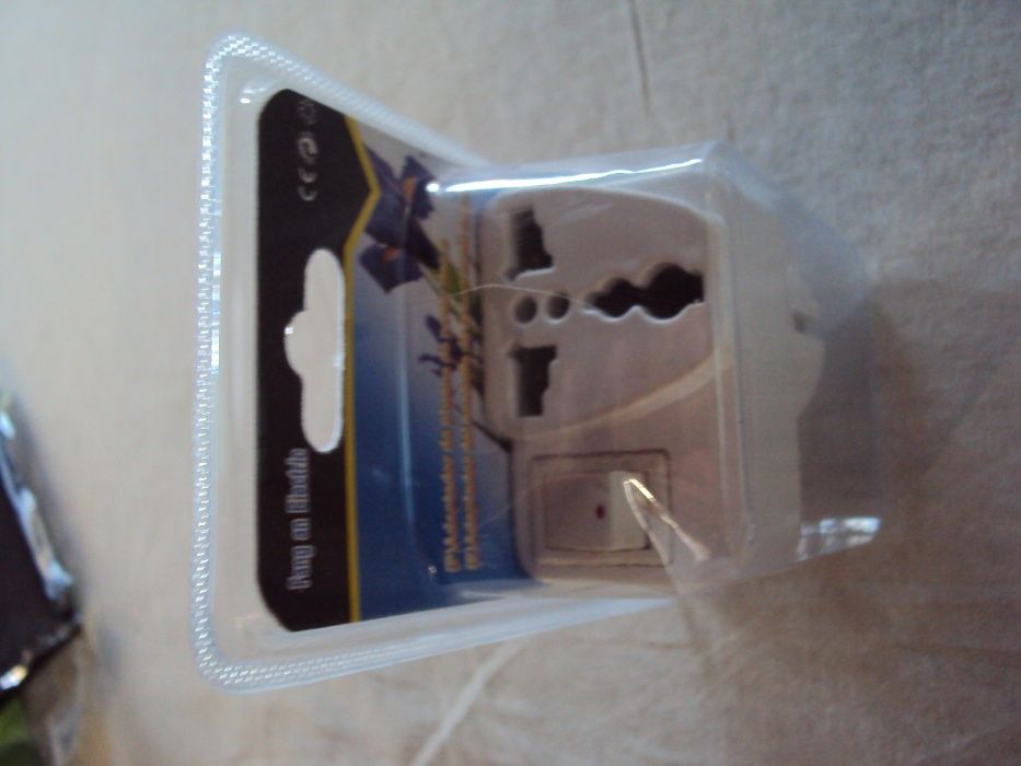 Adaptador tomada europeia para UK / Reino Unido