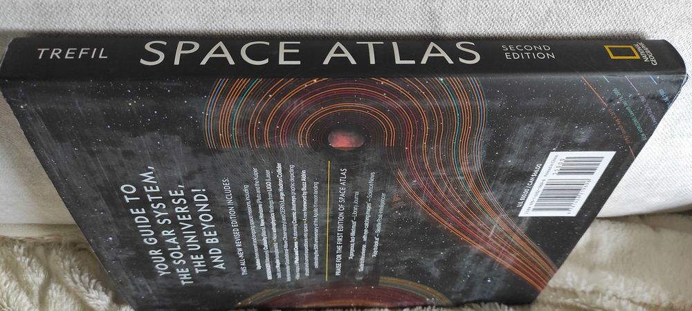 Space Atlas do National Geographic NOVO de capa dura