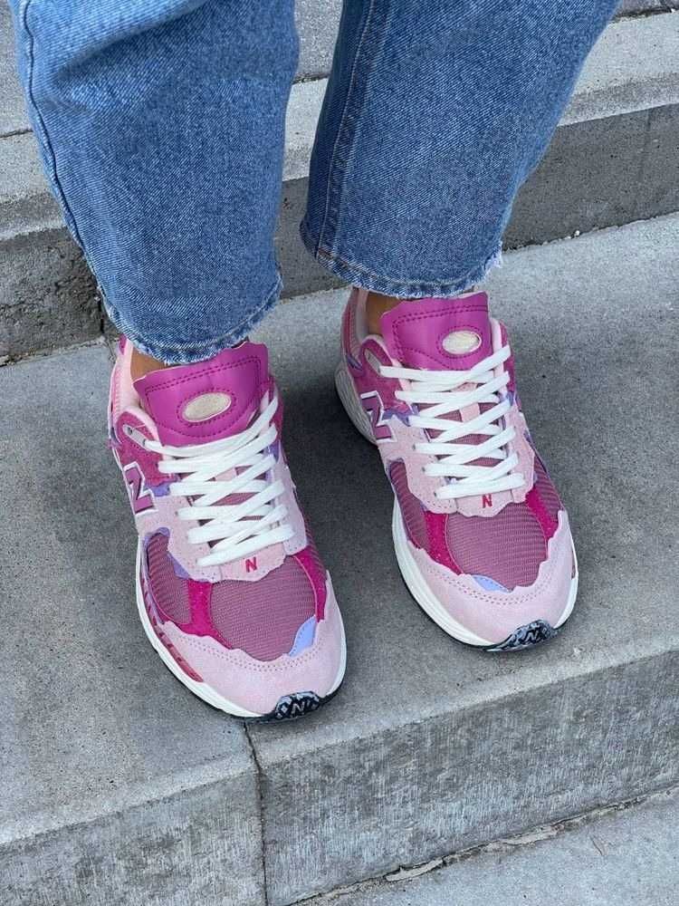 Женские Кроссовки New Balance 2002 Pink Rose/НБ Кросівки Нью Беланс/NB