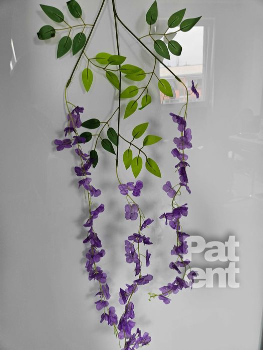 Wisteria fioletowa glicynia sztuczna girlanda dekoracja 12 sztuk
