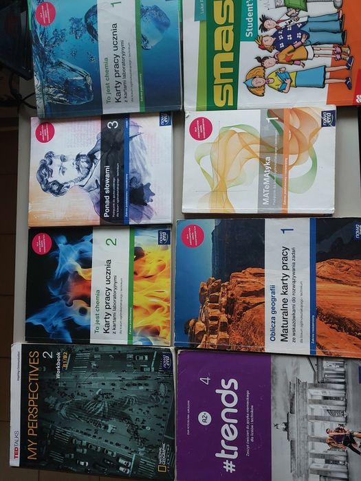 Podręczniki liceum klasa 1 i 2 nowa era