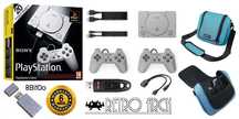 PSX Classic Mini + 2 pady + 128GB + OTG + gry + hdmi + 8bitdo + torba