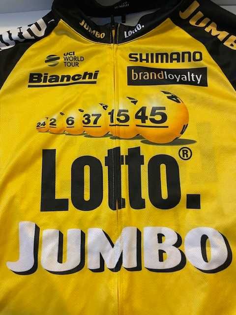 Koszulka kolarska Lotto Jumbo Shimano rozmiar XXXL