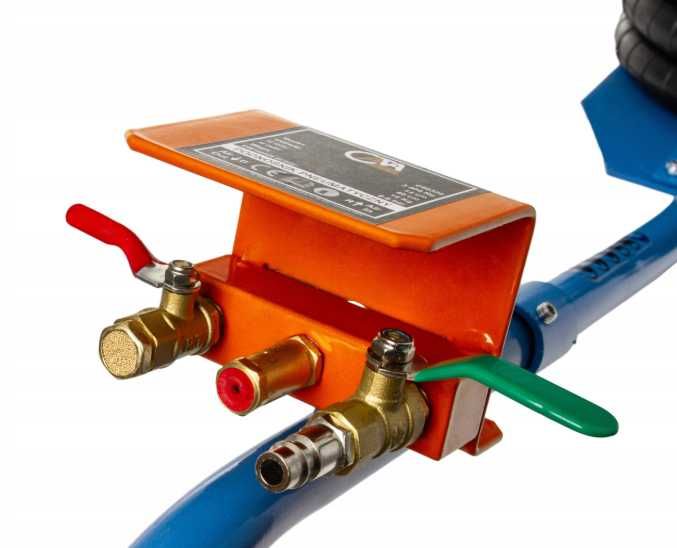 Podnośnik pneumatyczny Bałwanek 3.5T + guma Lewarek żaba poduszka