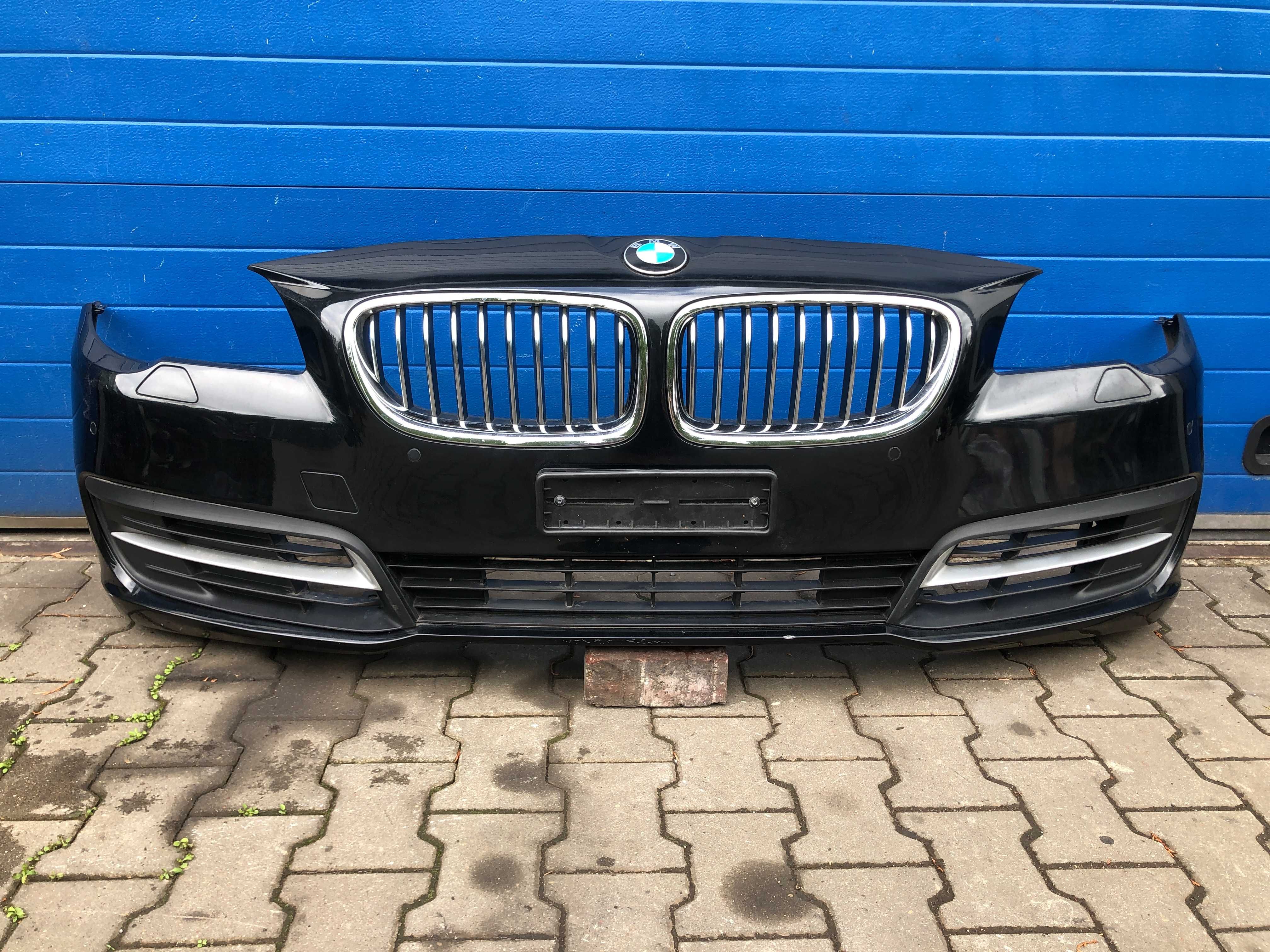 Zderzak Przód Przedni BMW F10 F11 LIFT BLACKSAPPHIRE 475 PDC Kamera