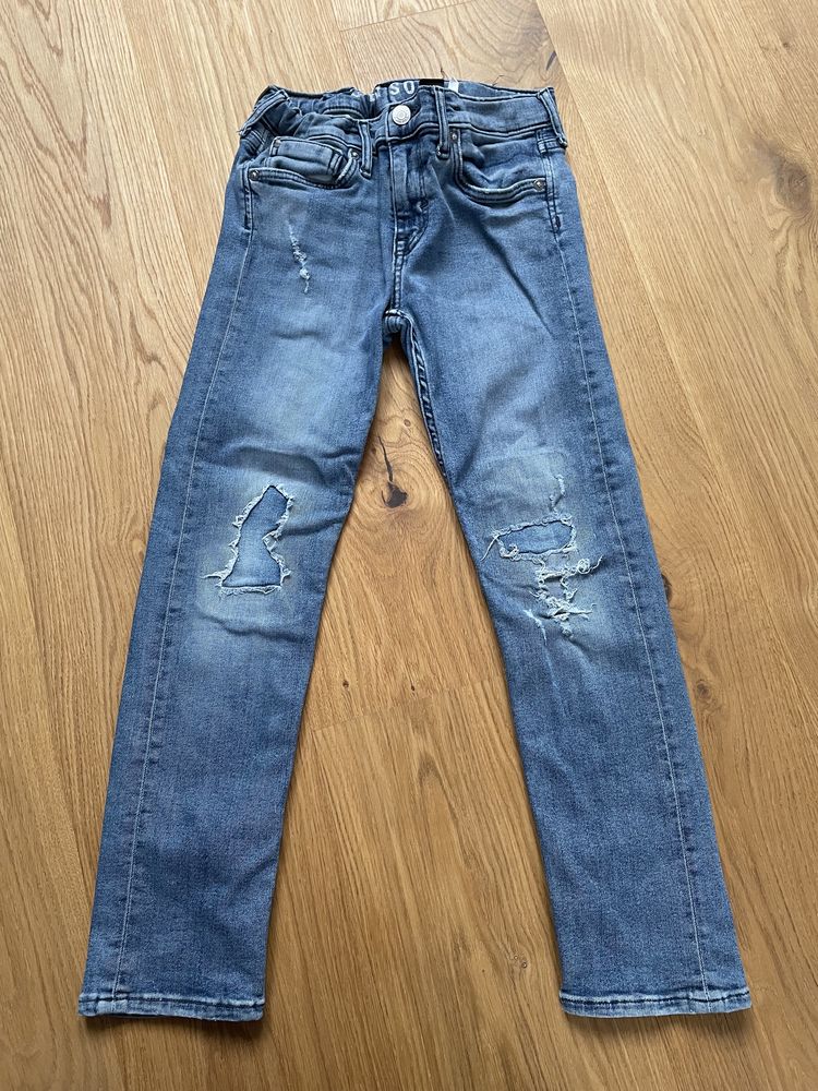 Spodnie jeansy H&M r. 140 9-10 lat slim fit