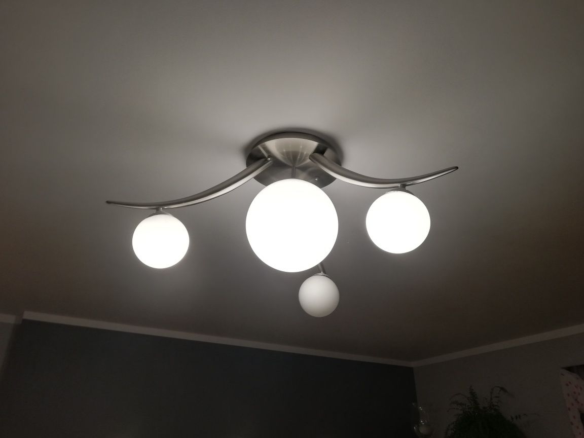 Lampa sufitowa żyrandol kula nowoczesna led duża