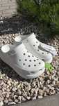 CRОCS . Classic srush clog крокси білі белые женские