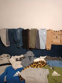 Paka ubrań dla chłopca 110/116 dresy,bluzy,spodnie koszulki,Adidas,hm