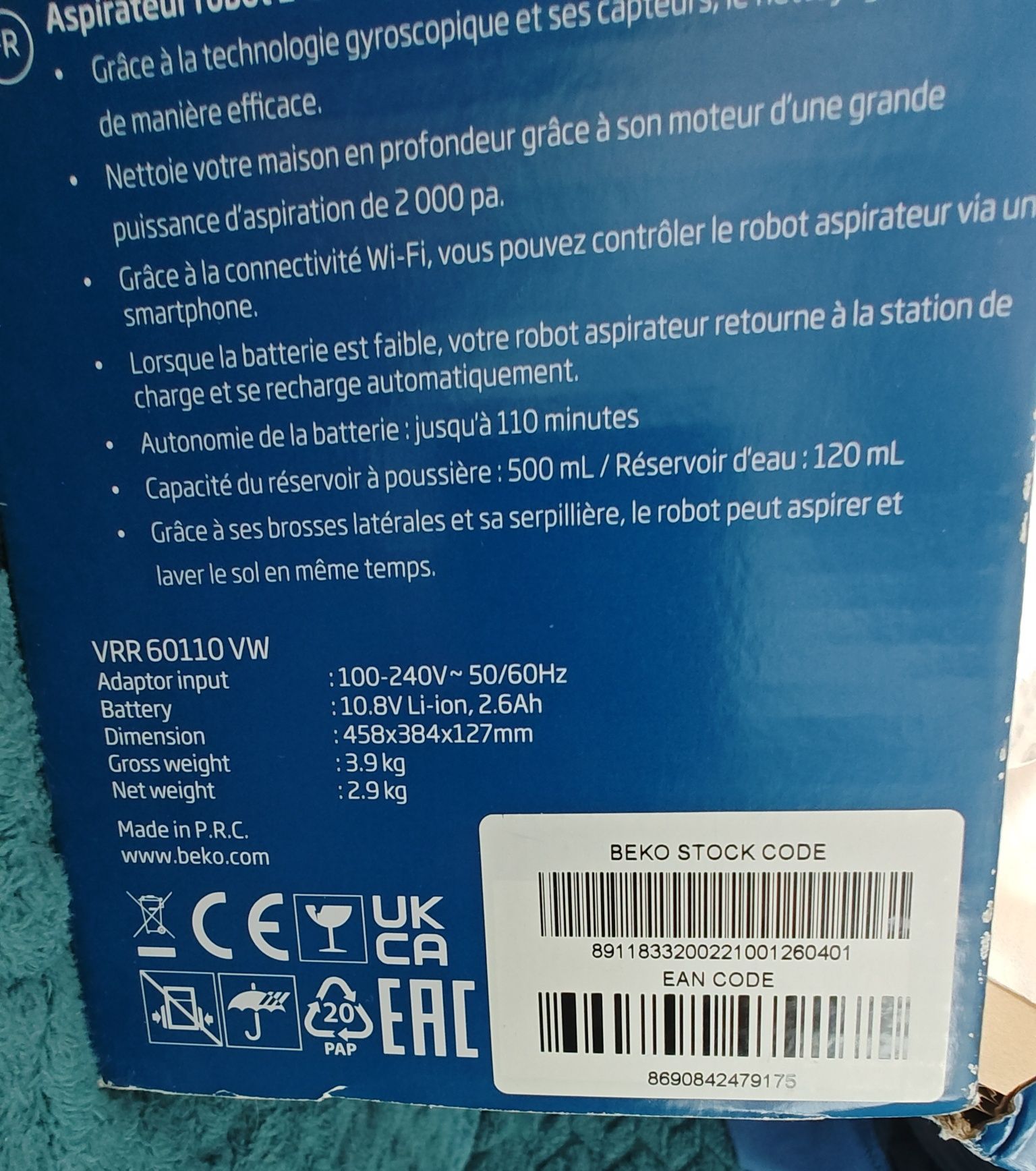 Robot sprzątający BEKO na gwarancji!