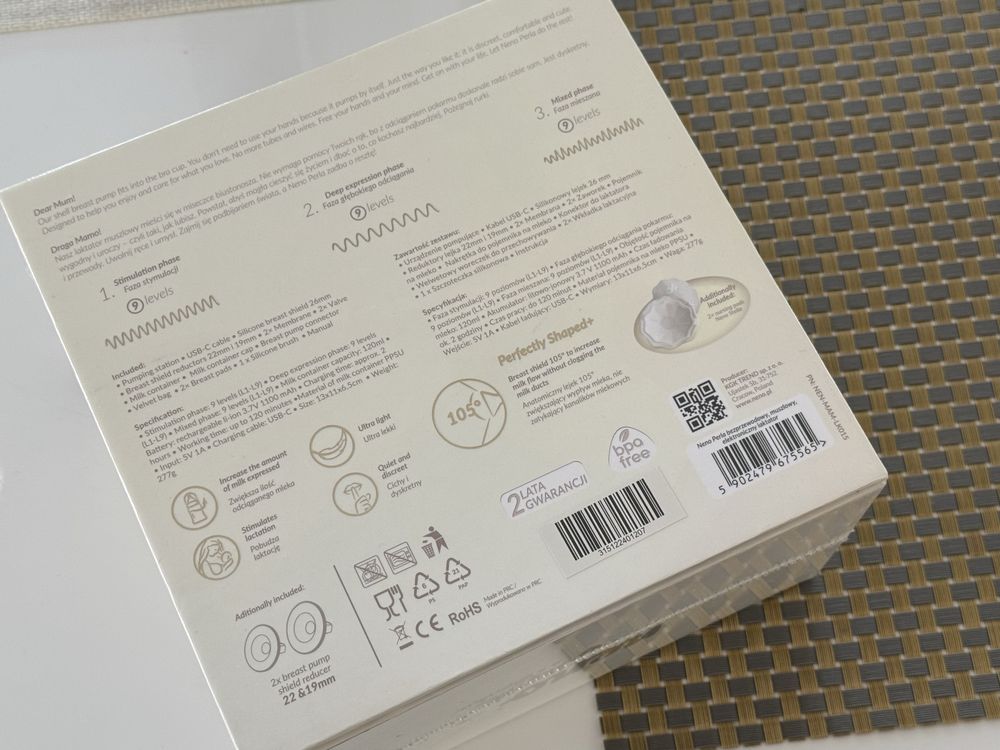 Nowy laktator neno Luxury perla