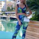 Комплект Versace топ+легенси S