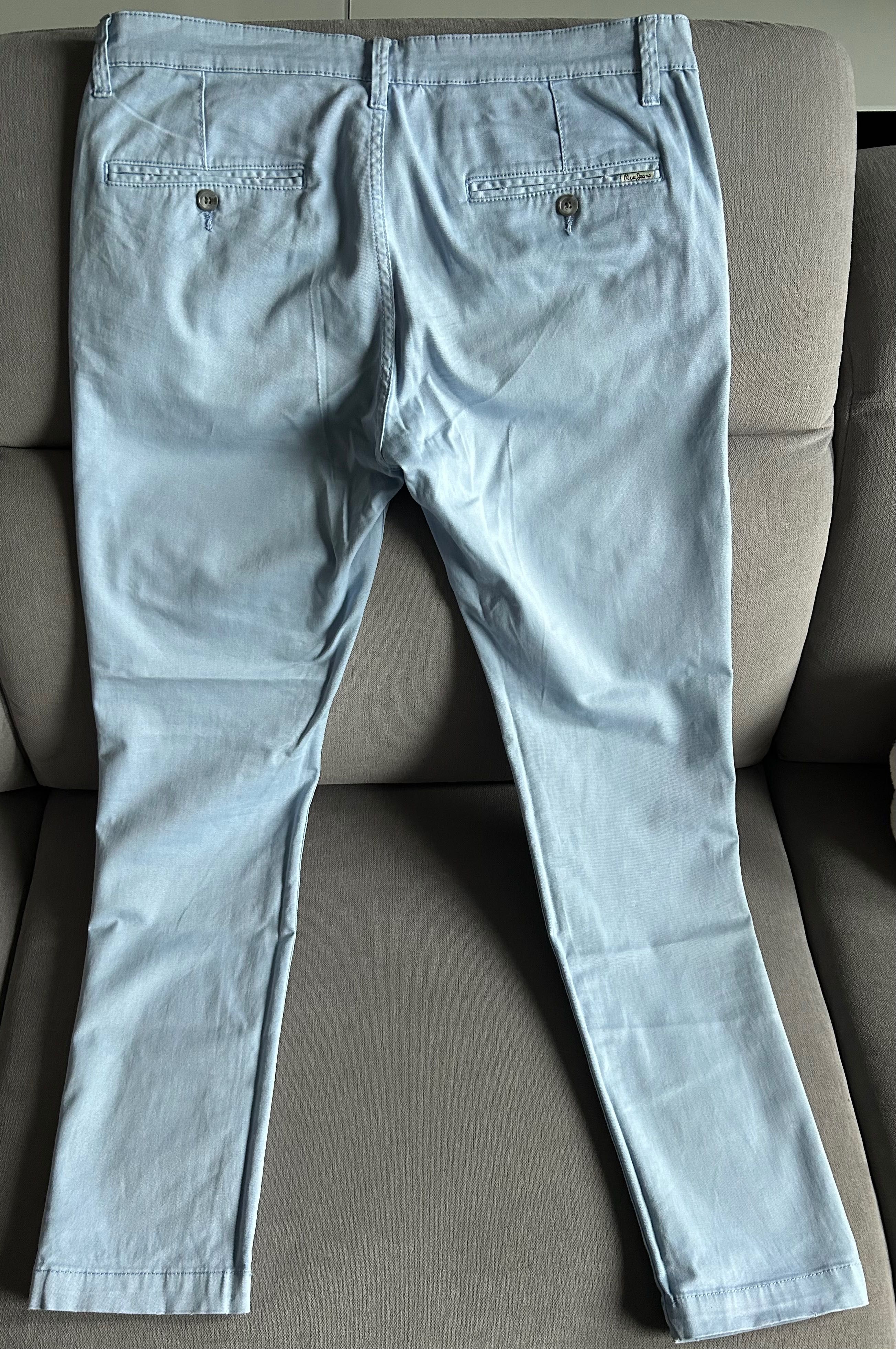 Pepe Jesns -70 % blue chinosy 34/34