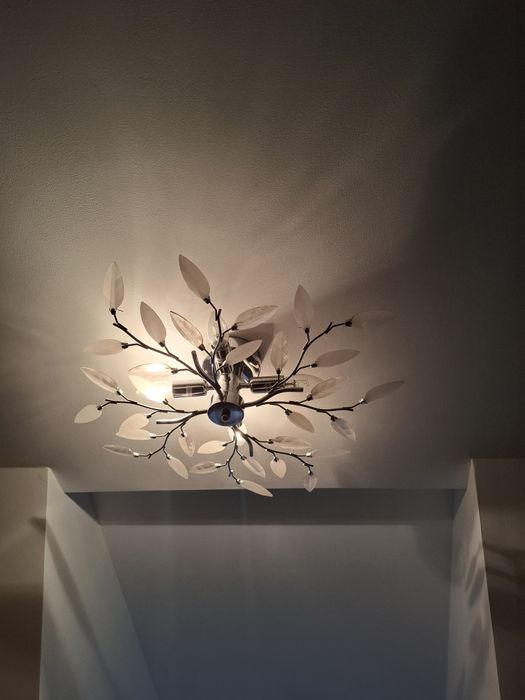 Lampa sufitowa liście listki