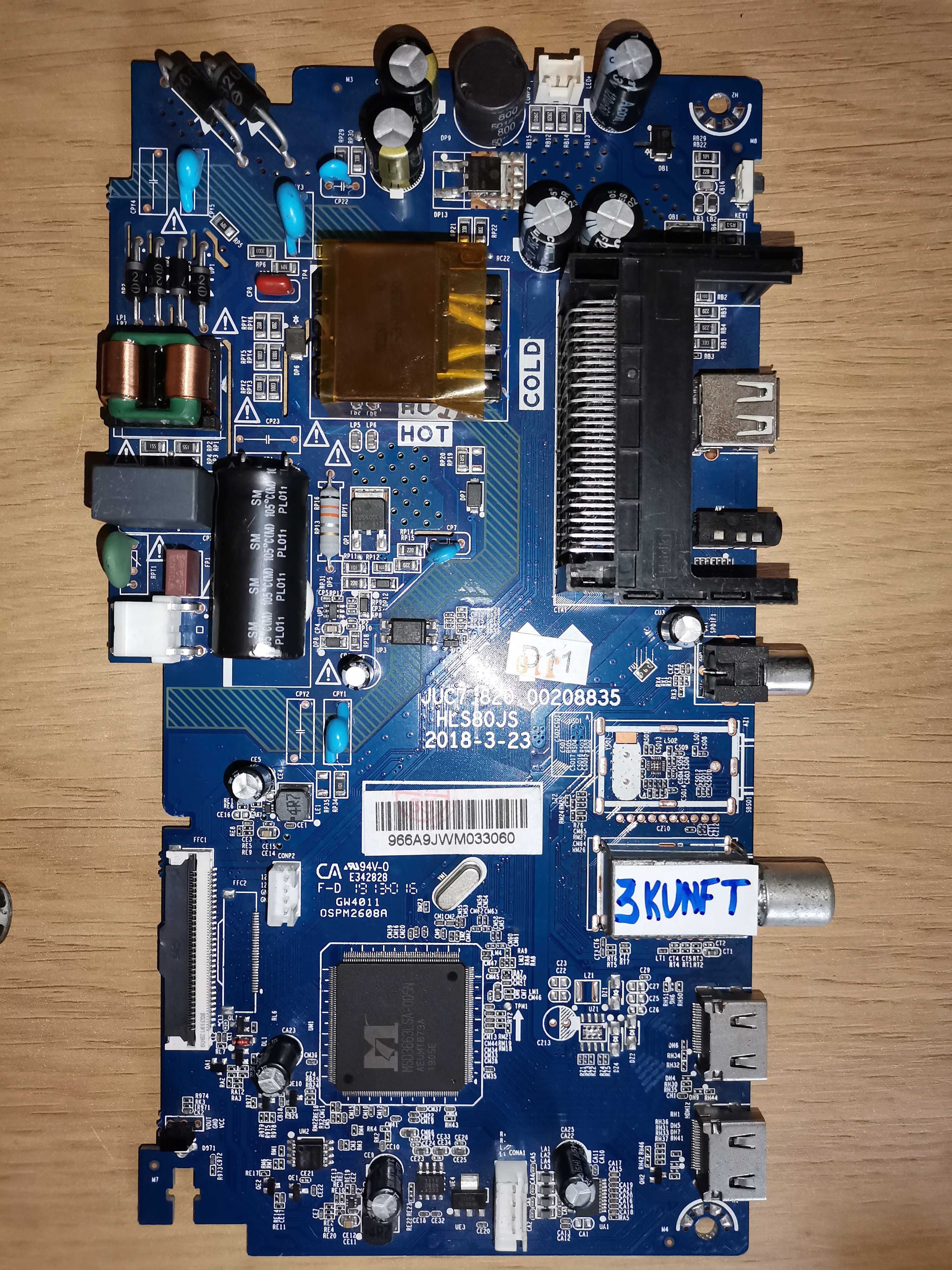 Mainboard JUC7. 820. 0 0 2 0 8 8 3 5 KUNFT / SABA