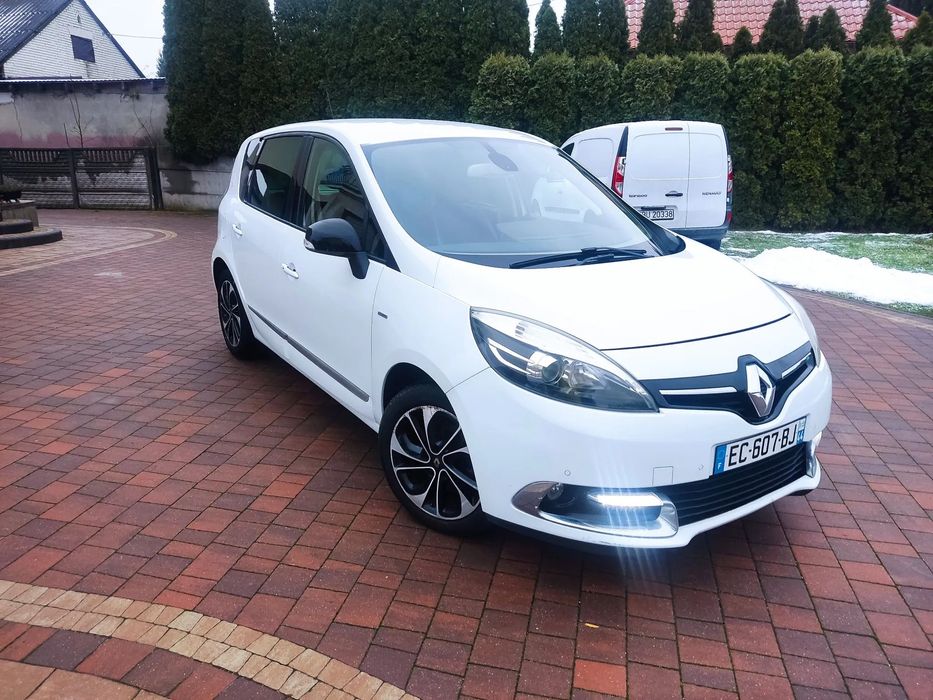 Renault Scenic 1.5 dci , bose, biała perła, nawigacja