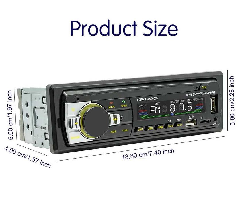 RADIO Led,BLUETOOTH Digital  60W X 4