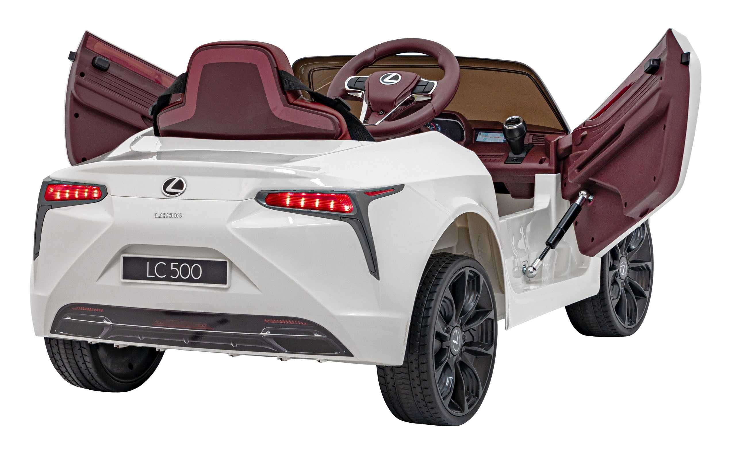 Autko na akumulator dla dzieci Lexus LC500 Biały JE1618.BIA