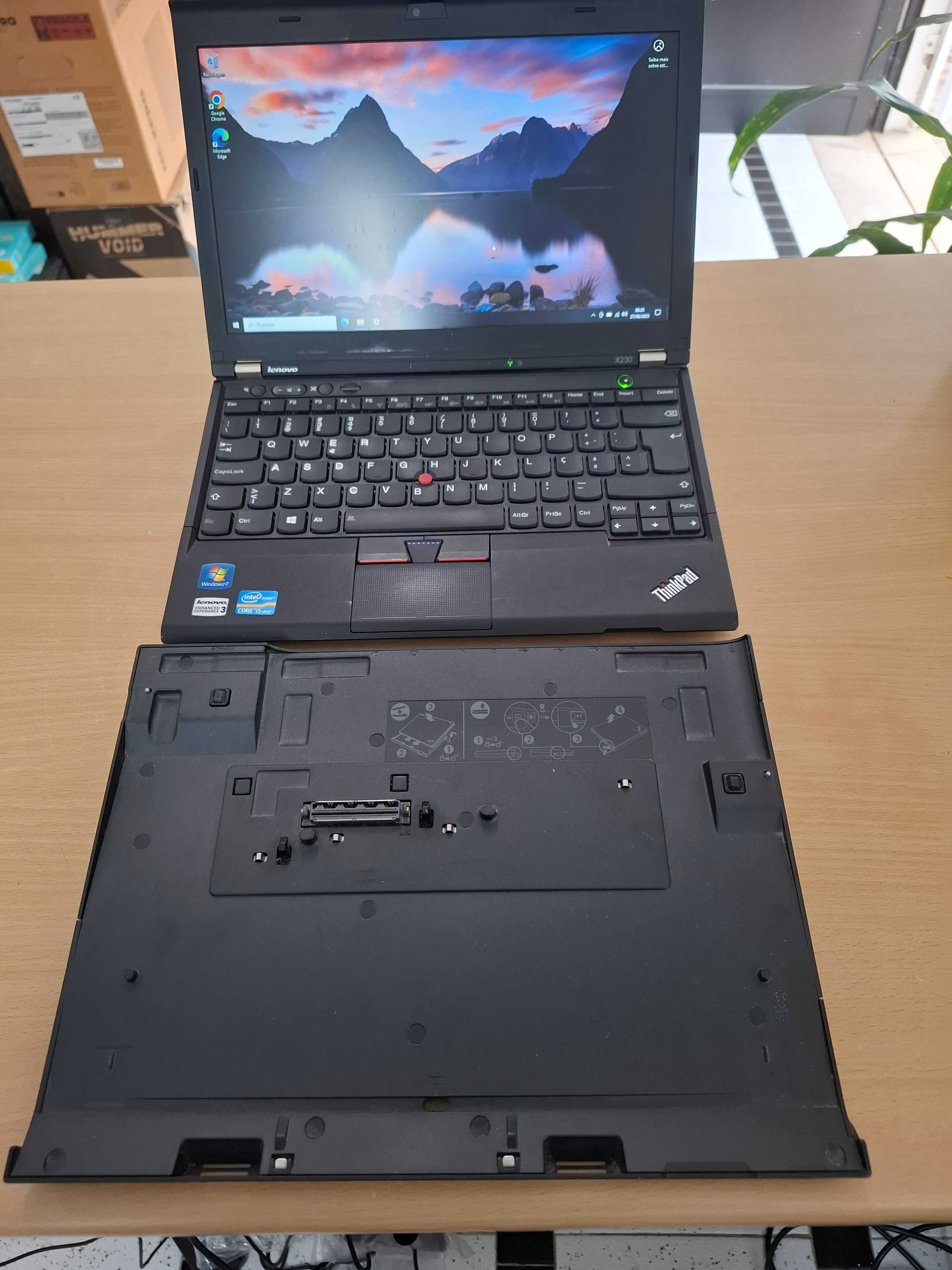 Lenovo Thinkpad X230 i5 8GB 120GB SSD Windows 10 Pro com Dock 99€