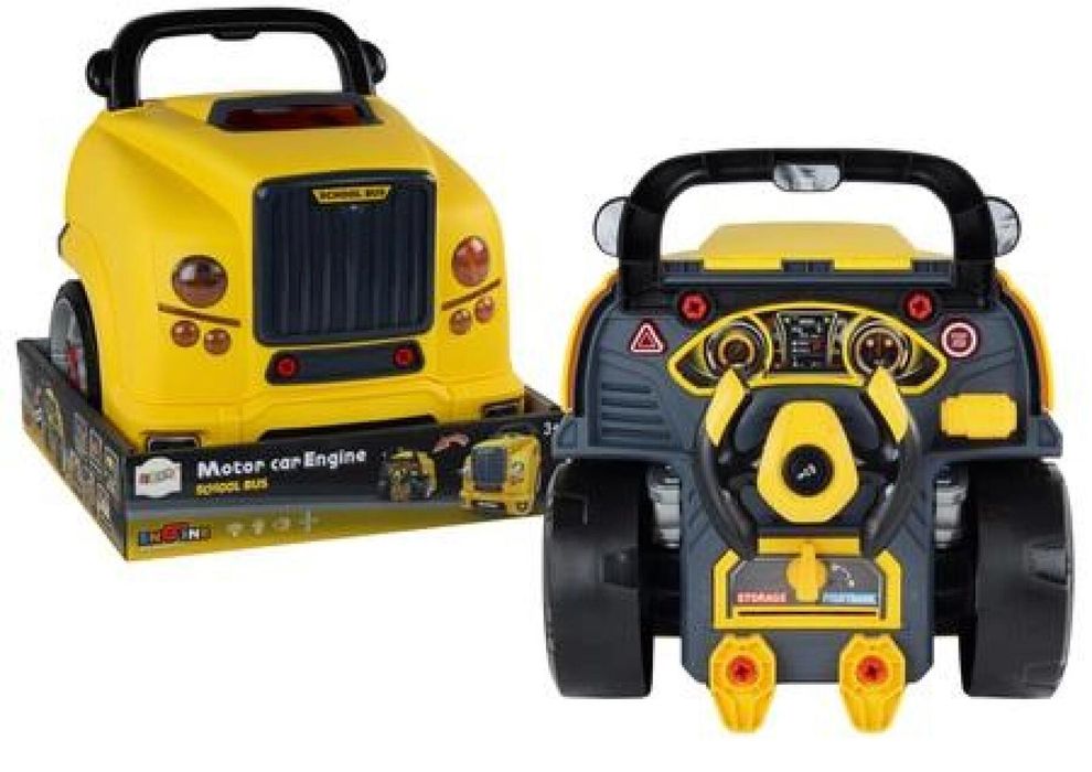 Silnik busa do rozkręcania żółty pudełko,333x333 mm