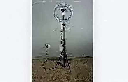 Селфи пульт, Кольцевая лампа 26 см, штатив, держатель для смартфона