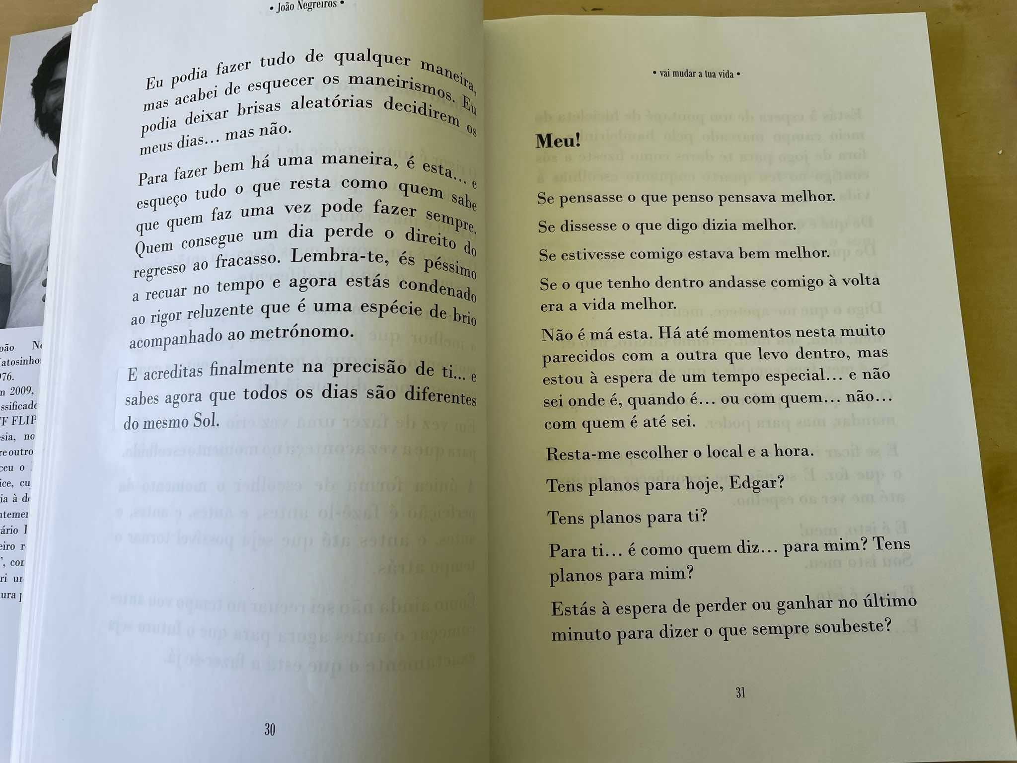 Livro "Vai mudar a tua vida"