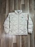 Kurtka puchowa The North Face Nuptse 550 kremowa biała M