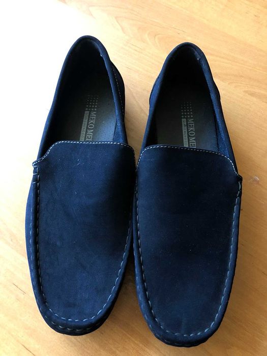 Mokasyny męskie rozm 40  zamsz