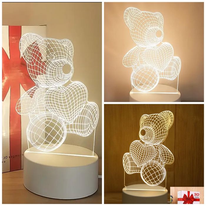 Нічник-ведмедик LED
