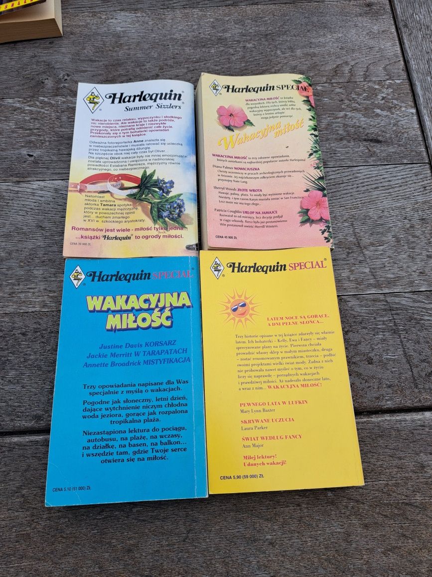 Harlequin wakacyjna miłość. Tom 1,2,3,4