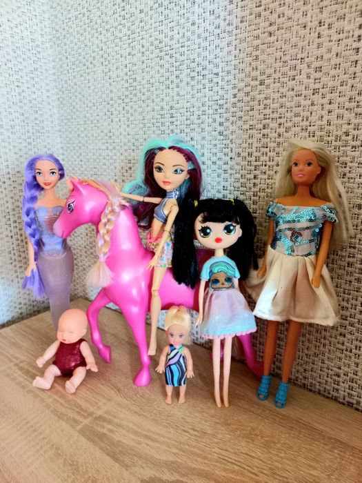 Монстр хай лол русалка барбі пупси лот кукол