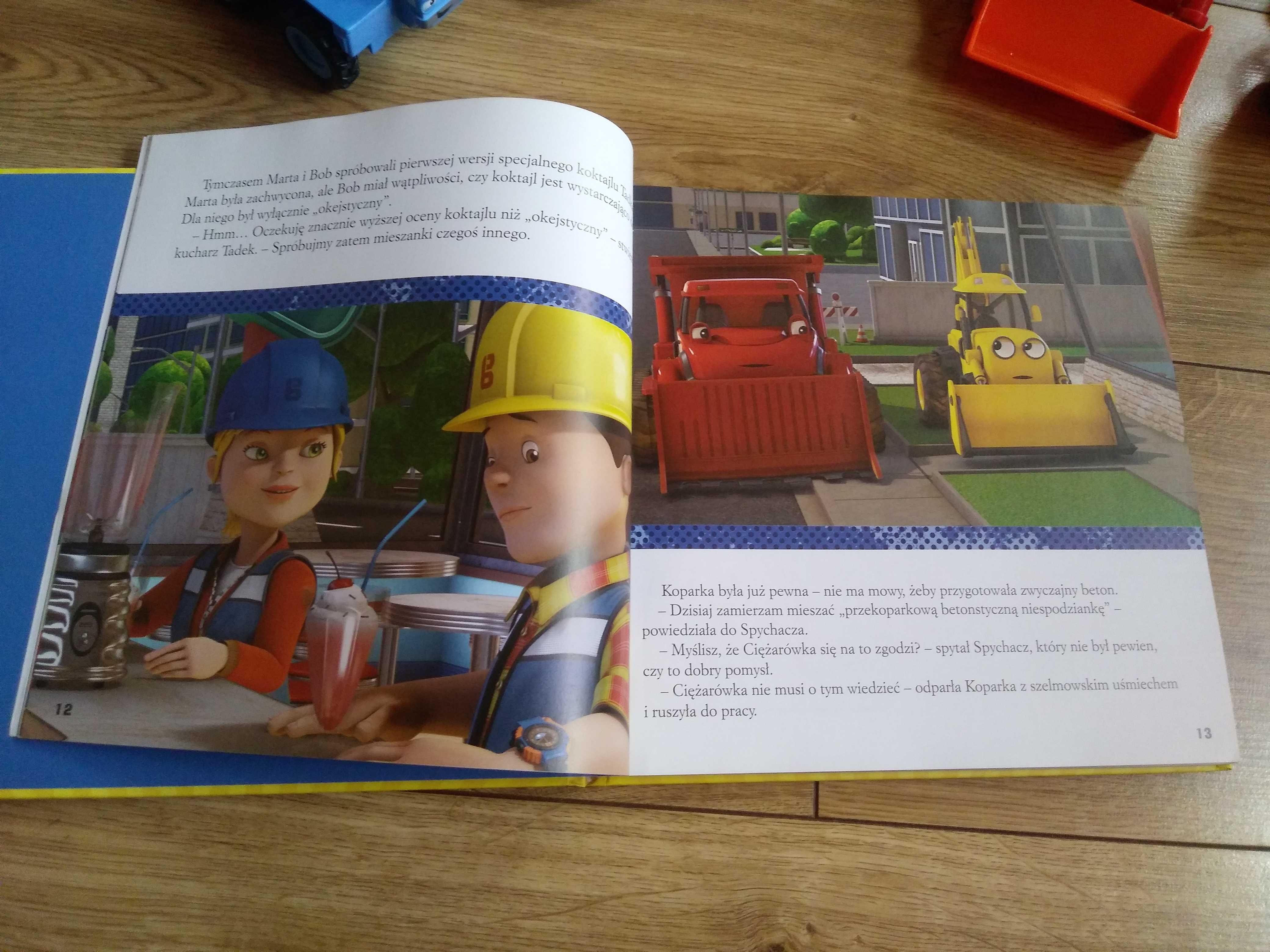Bob Budowniczy pojazdy plus 2 książki