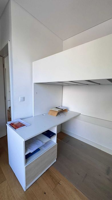 IKEA SMÂSTAD Cabin Bed with wardrobe, desk and drawers.