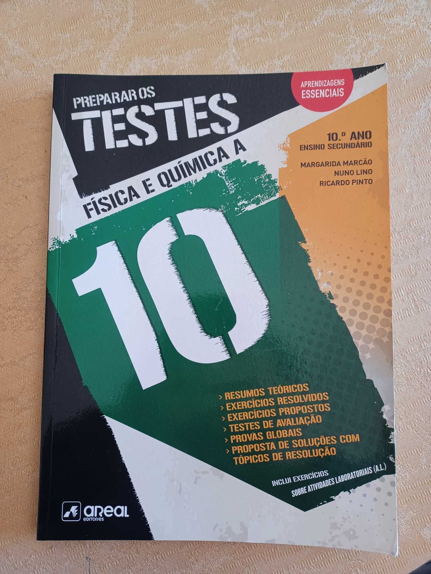 Preparar os Testes - Física e Química 10 A - 10.º Ano (NOVO)
