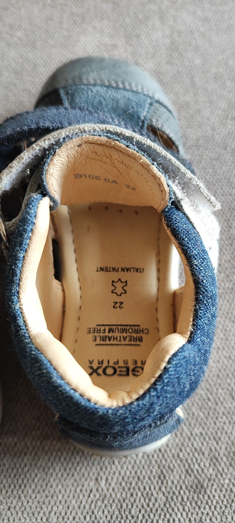 Sandały sandałki dziecięce Geox rozm. 22 skóra