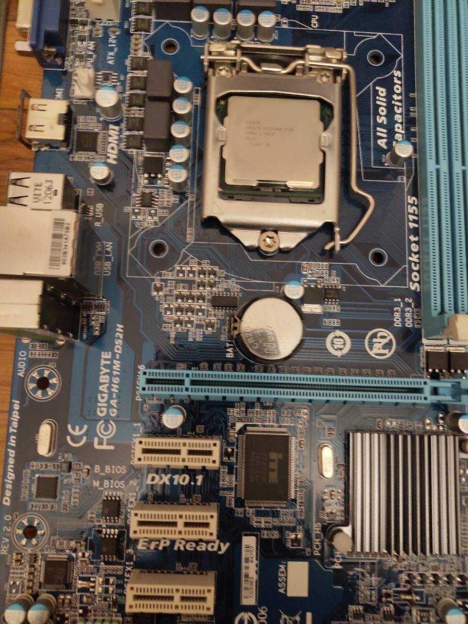 Материнская плата сокет 1155 GIGABYTE GA-H61M-DS2V, GA-H67MA-USB3-B3