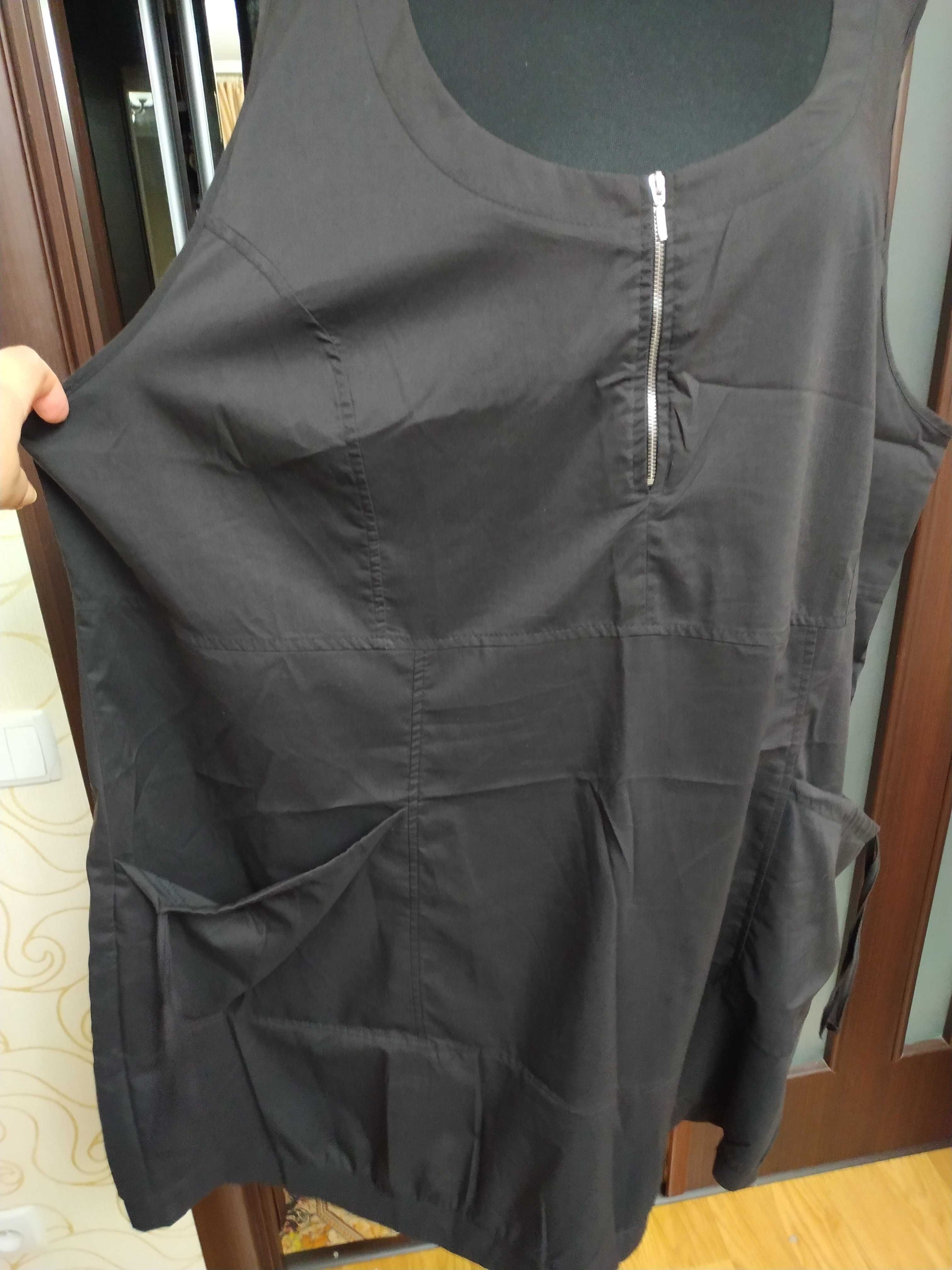 легкий сарафан платье туника 66-68 4xxxxl батал большого размера