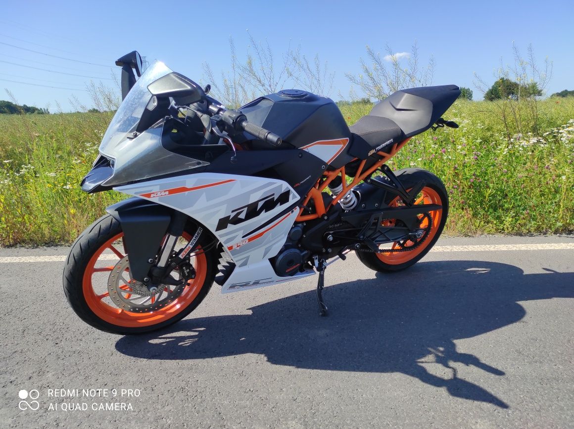 KTM rc 125 ->390 swap 125/390 Duke bezwypadkowy Niemcy transport