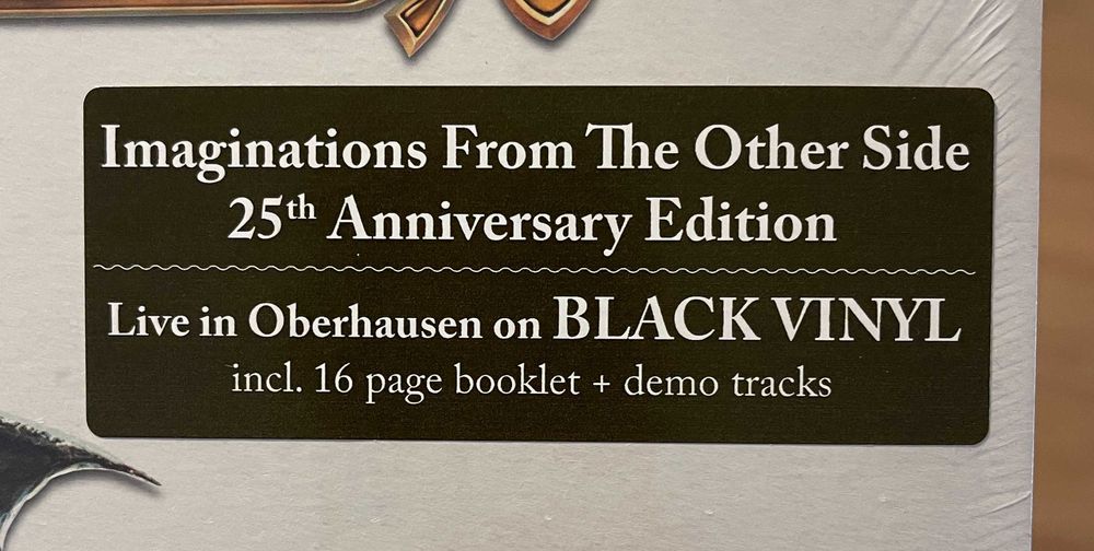2LP Blind Guardian - Imaginations From The Other Side Live