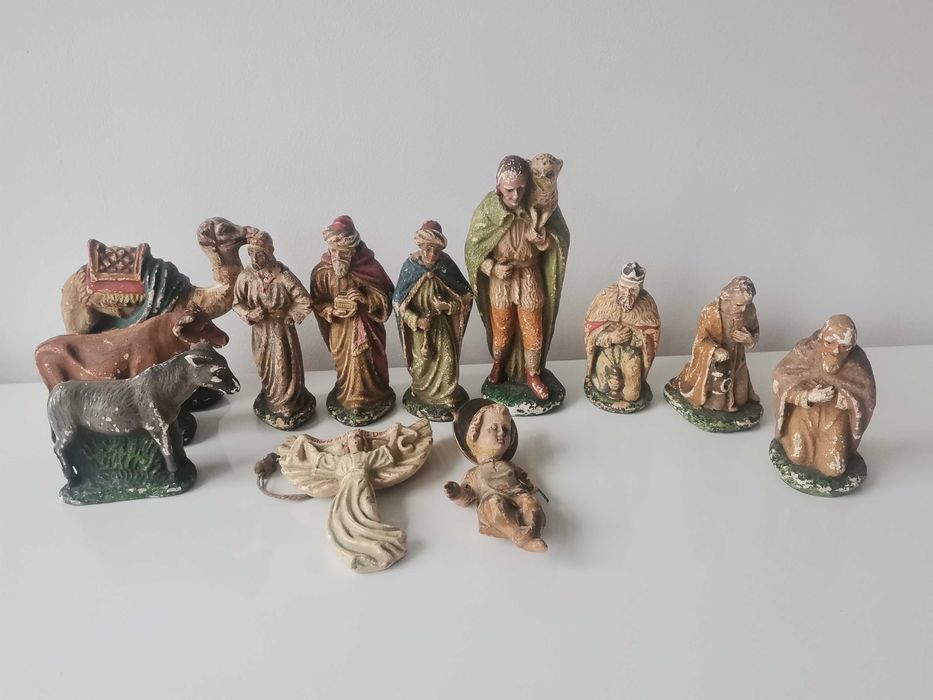 Stara przedwojenna Szopka Bożonarodzeniowa