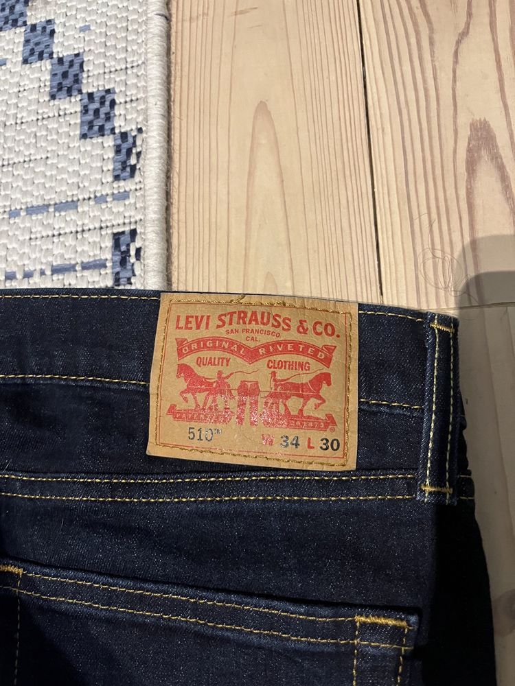 Jeans’y Levi’s 510 W 34 L 30 nowe nieużywane