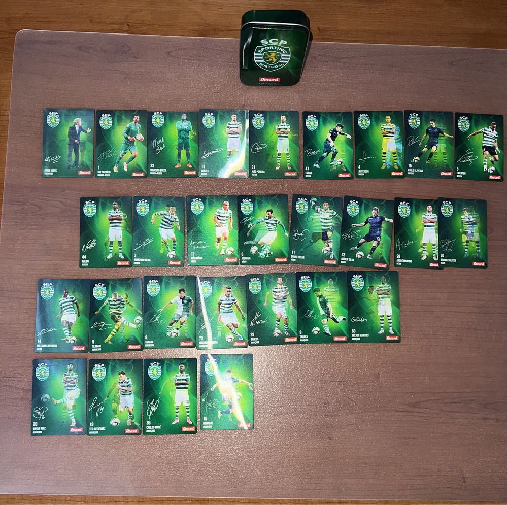 Cartas de coleção Sporting 2015/2016