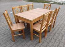 Stol 150x80 i 6 krzesel solidne krzesla tanio do baru restauracji nowe