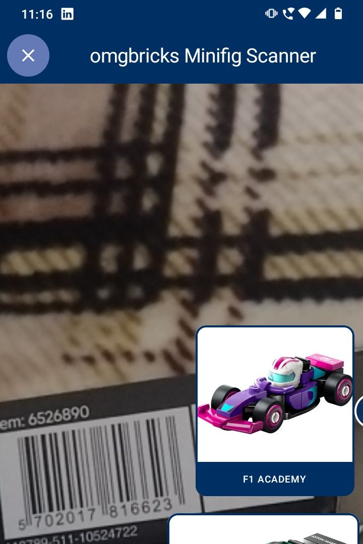 Wymienię LEGO 71049 Formuła 1