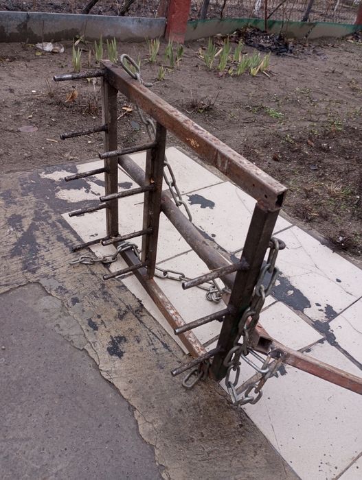 Борона до плуга мінітрактора