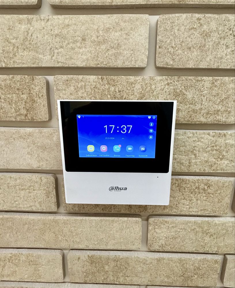 ХІТ Dahua IP PoE WiFi монітор домофон экран в офис дом VTH2611L-WP