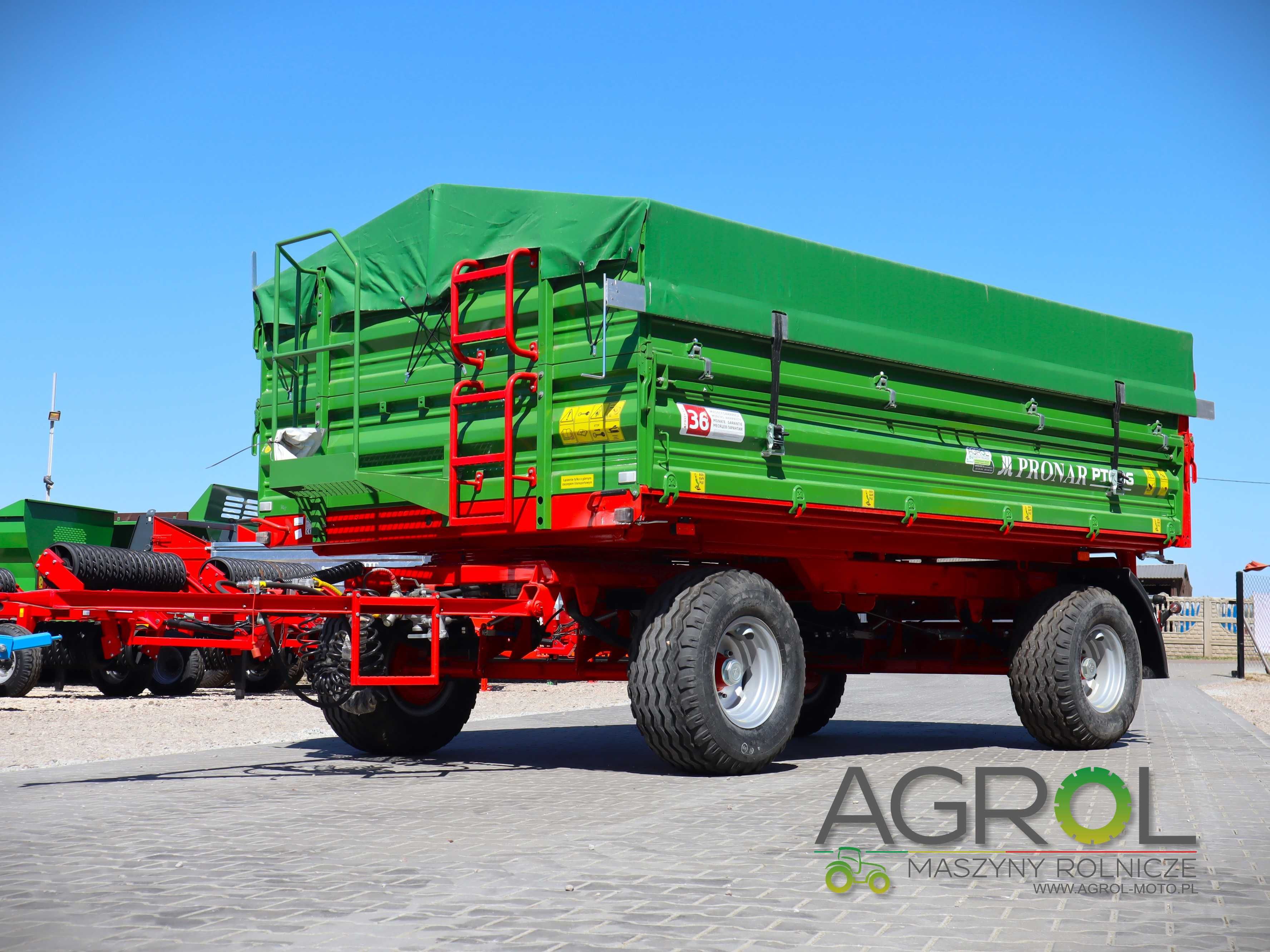 Przyczepa Pronar dwu osiowa T653/2 6t PT606 PT608 jedno osiowa tandem
